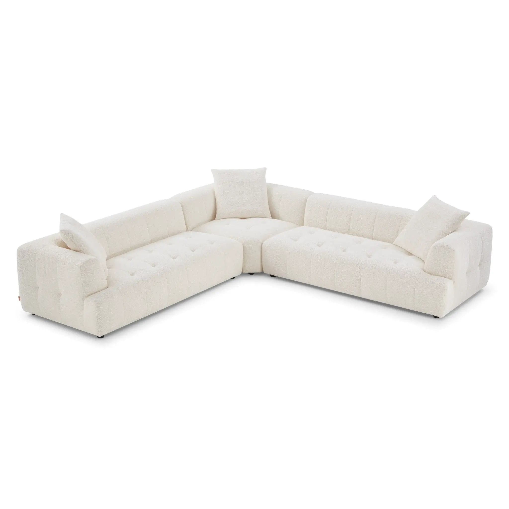 Kaynes - Elegant Upholstery Corner Sofa by Unique Piece Furniture
