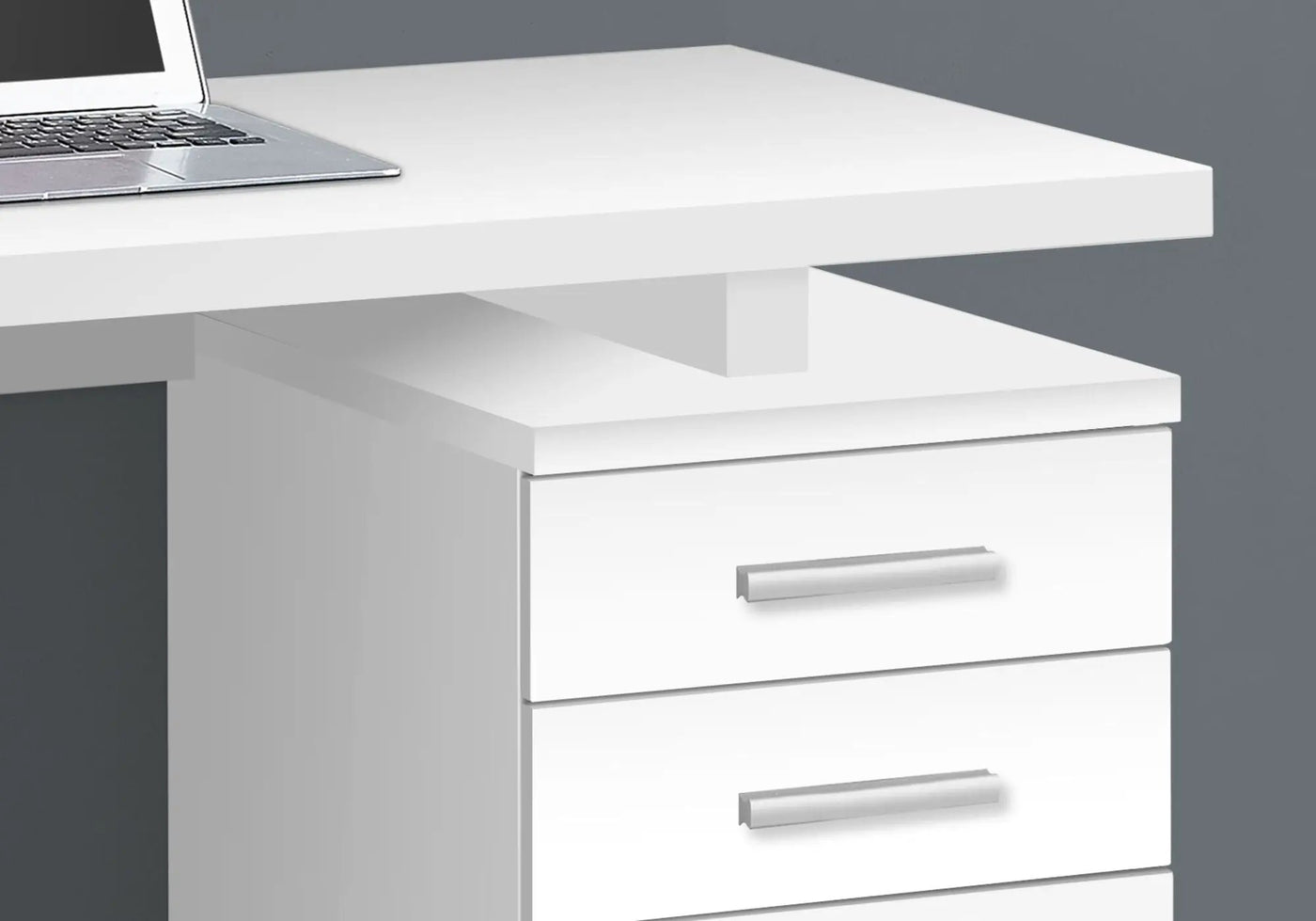 Computer Desk for Home Office Laptop with Reversible Storage Drawers by HouseOfZazla