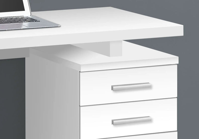 Computer Desk for Home Office Laptop with Reversible Storage Drawers by HouseOfZazla