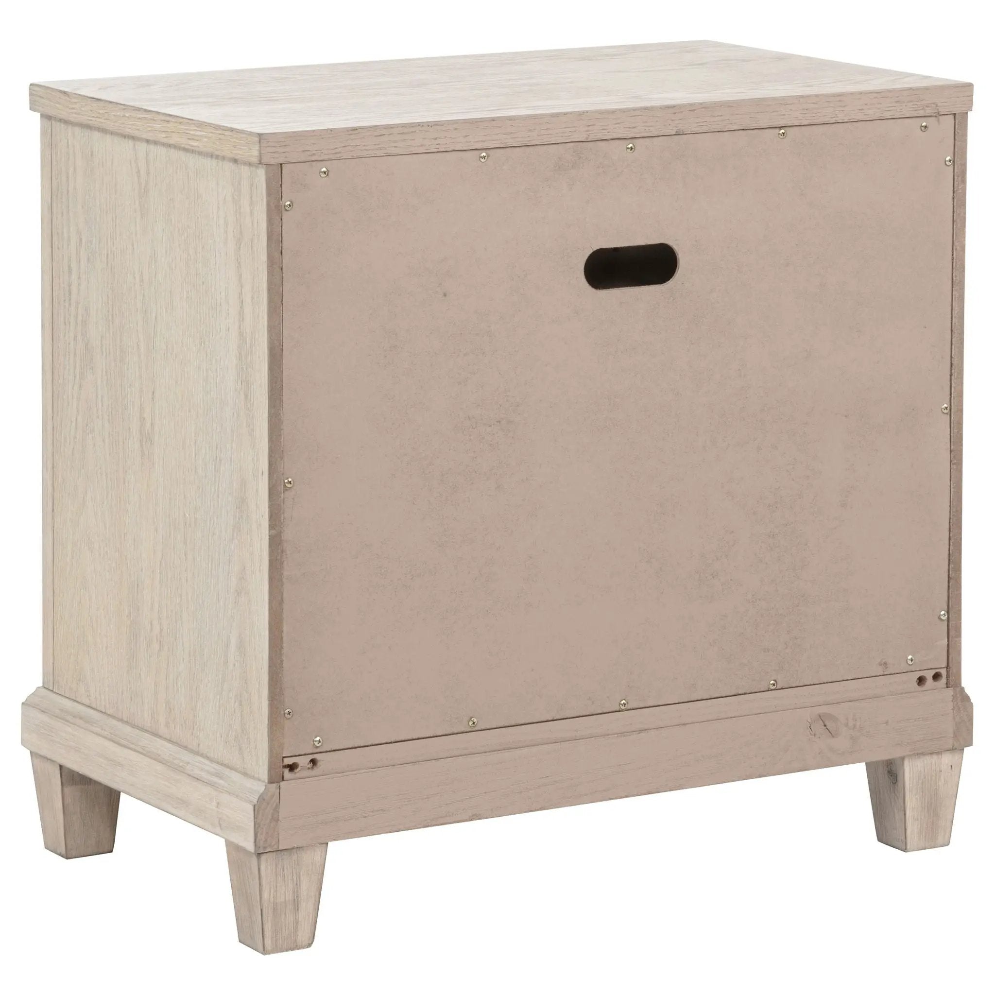 Pembroke 2-drawer Nightstand Bedside Table Washed Oak by Unique Piece Furniture