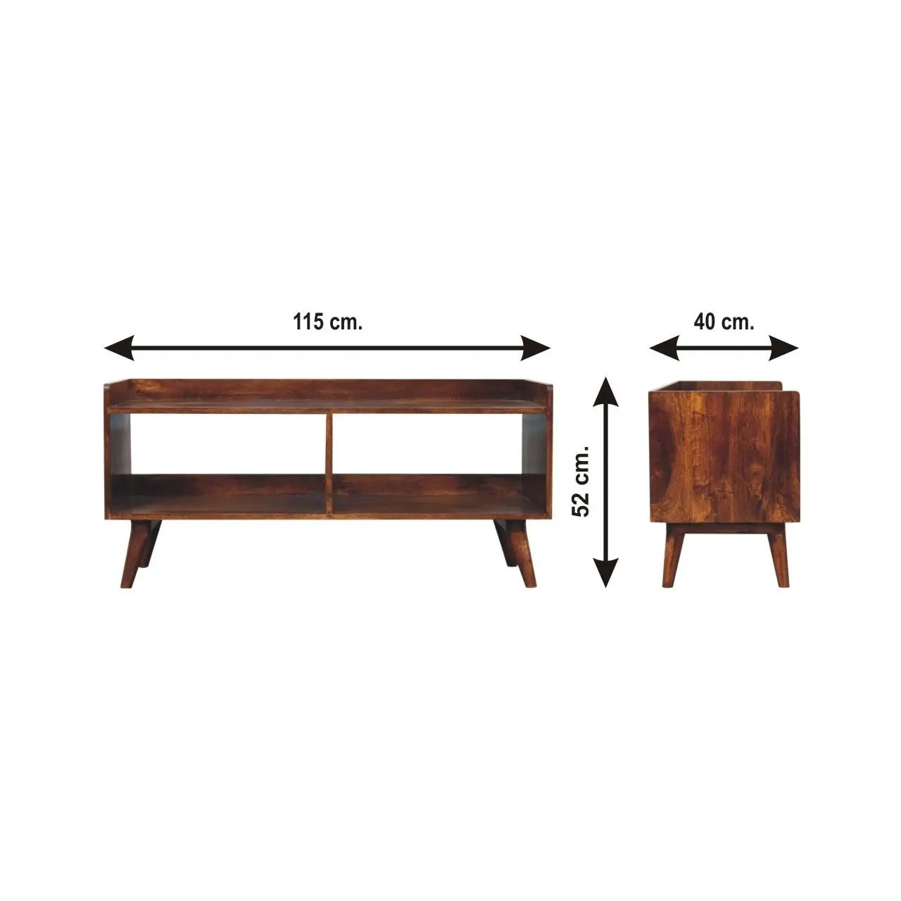 Open Top Media Unit - Brown by HouseOfZazla