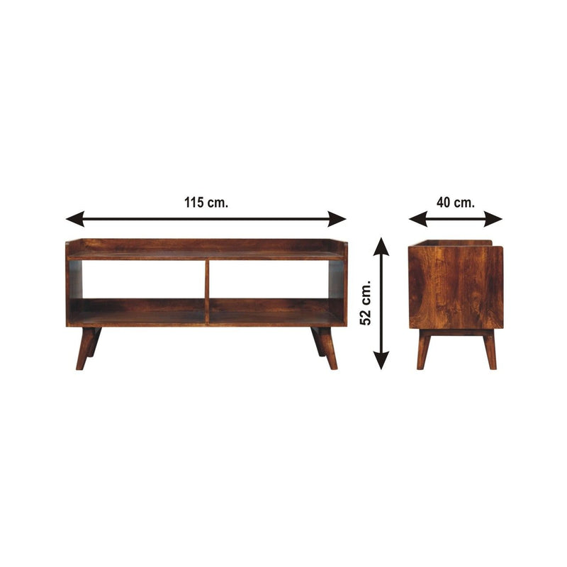 Open Top Media Unit - Brown by HouseOfZazla