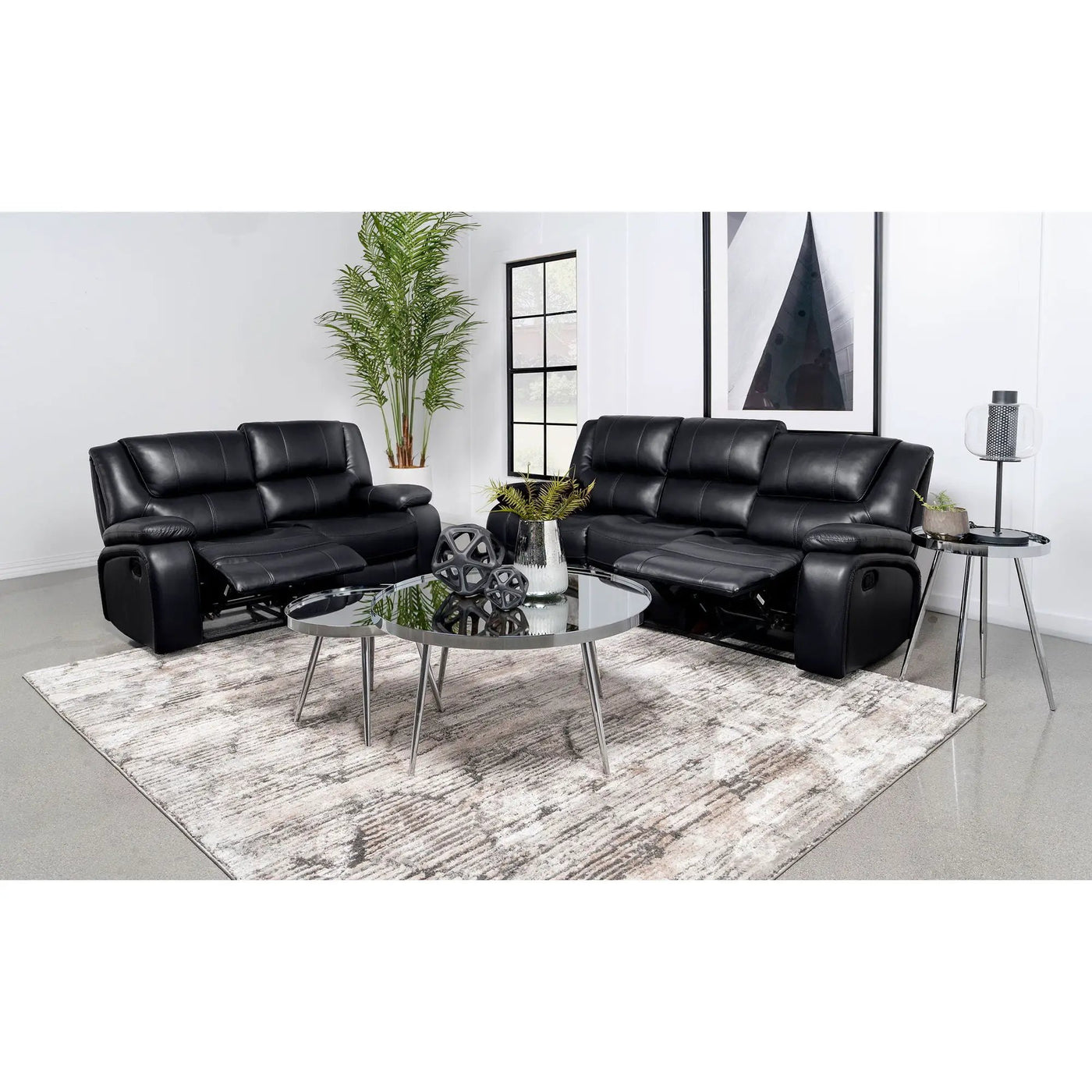 Elodie - Reclining Sofa Set With Manual Recline by HouseOfZazla