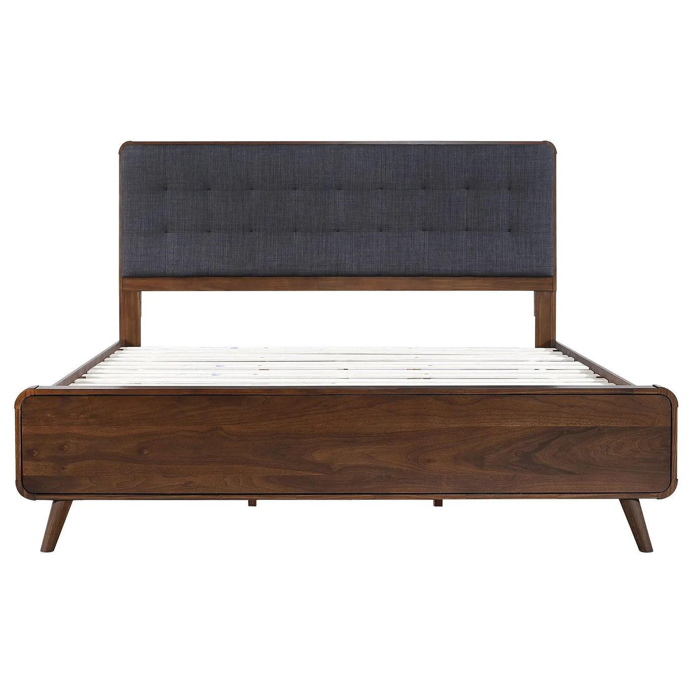Carson Carrington - Platform Bed With Tufted Upholstery by HouseOfZazla