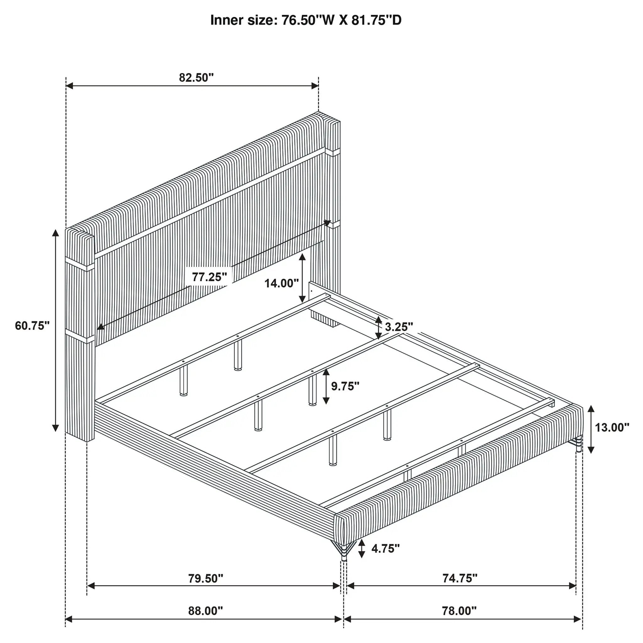 Malcolm - Bedroom Set With Wingback Design