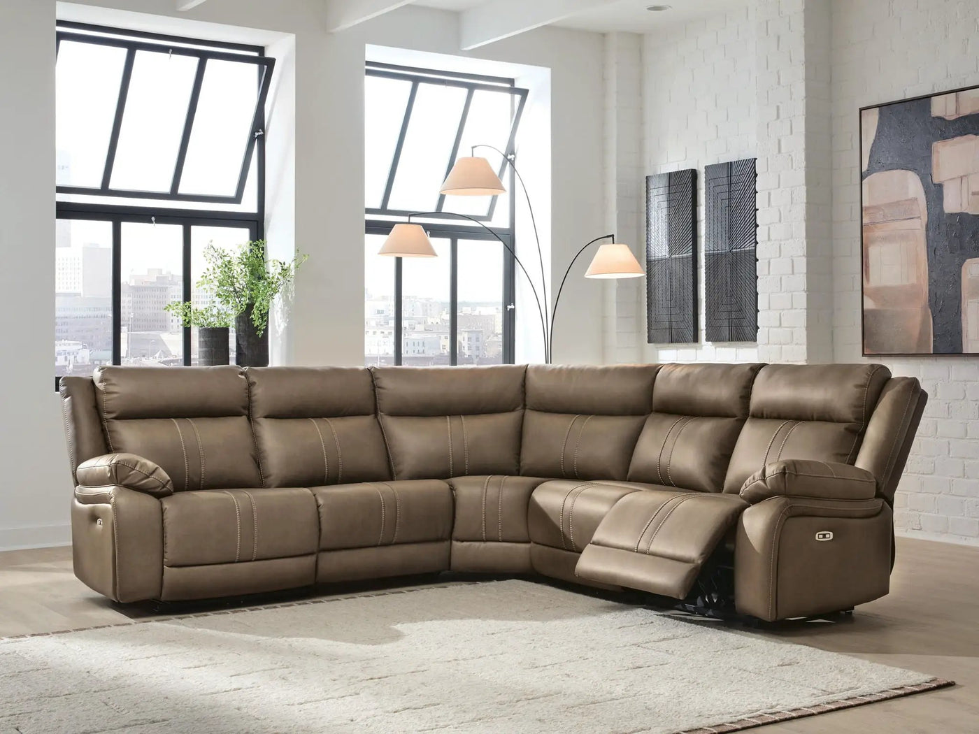 Max-Momentum - Reclining Sectional by Unique Piece Furniture