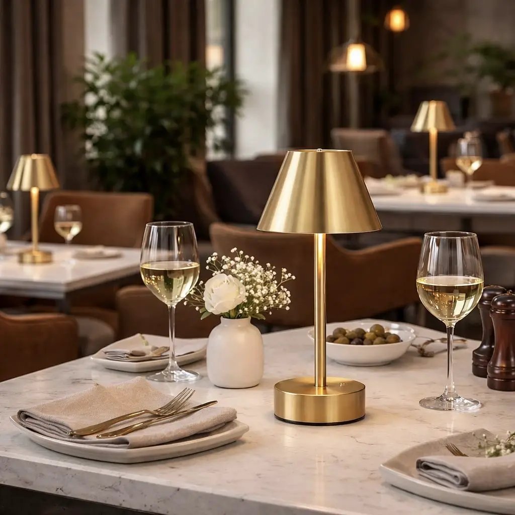 Elegance Rechargeable LED Table Lamp LED Touch Switch by Unique Piece Furniture