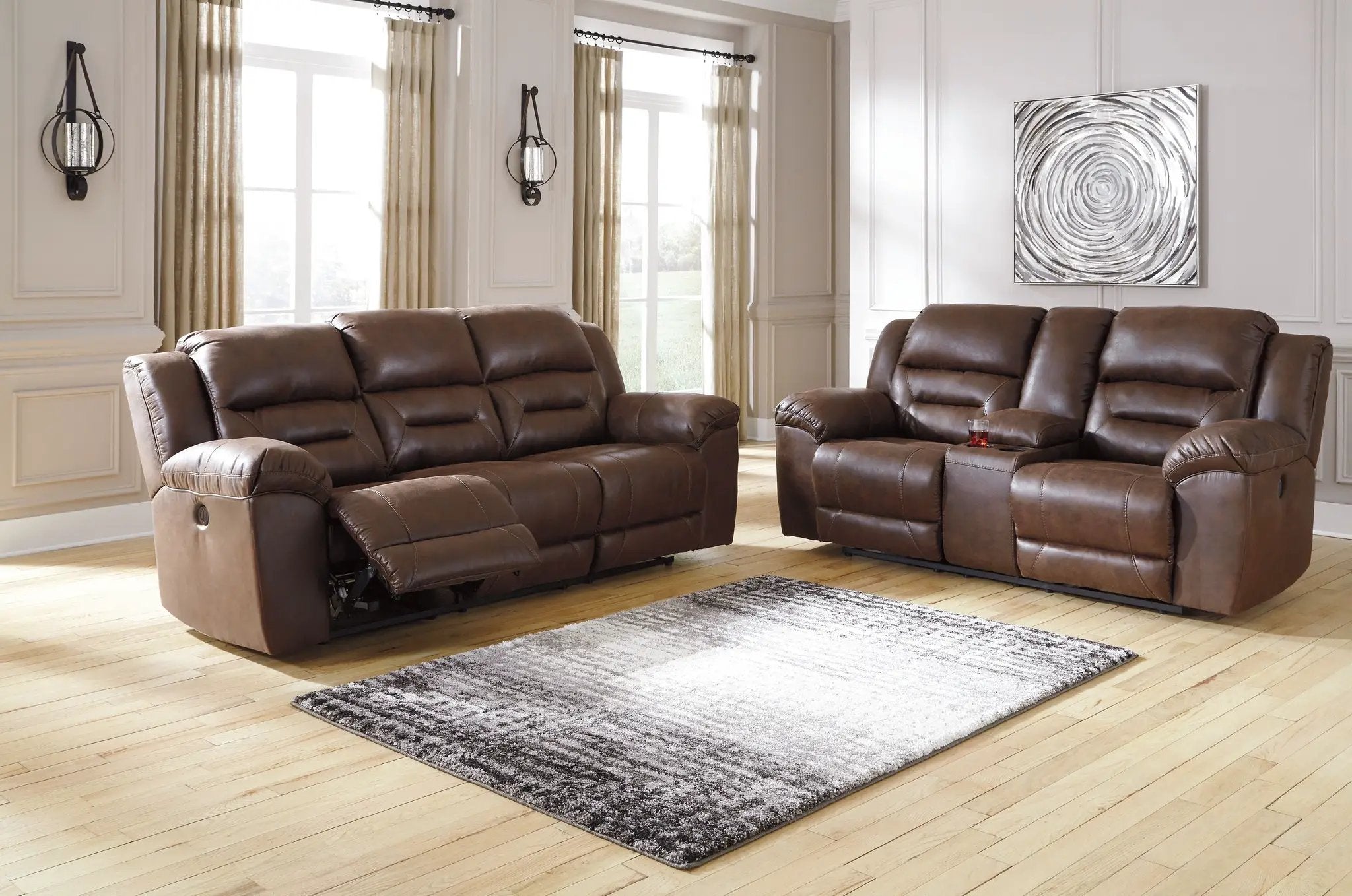 Stoneland - Reclining Loveseat by Unique Piece Furniture