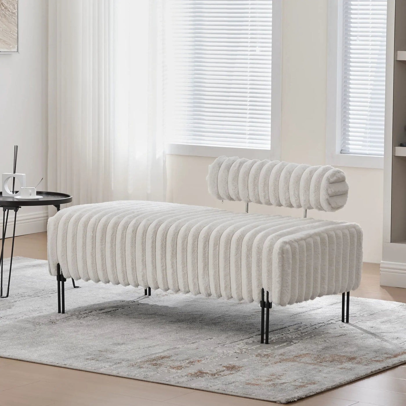 Mini Loveseat With Adjustable Backrest by Unique Piece Furniture
