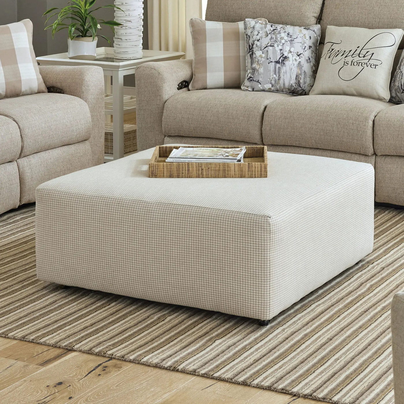 Searsport - Castered Cocktail Ottoman by Unique Piece Furniture