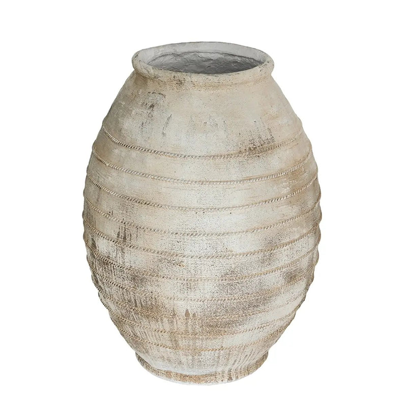 22.4x22.4x30.5" Large Magnesium Flower Pot with Weathered Finish by HouseOfZazla