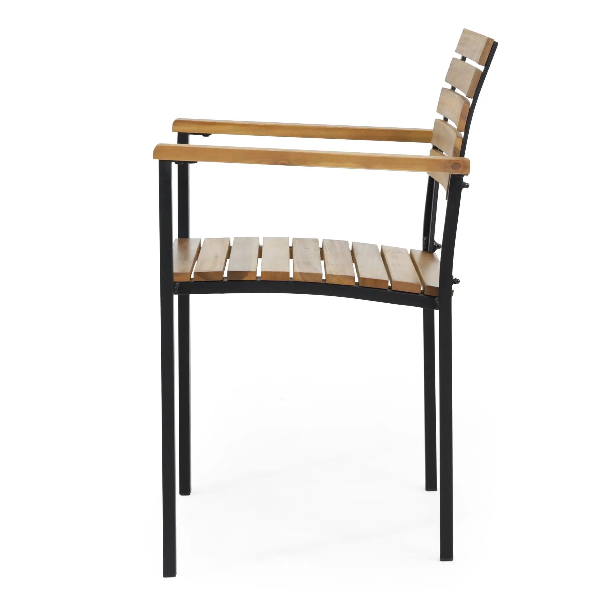 Laris Wood And Metal Chair by HouseOfZazla
