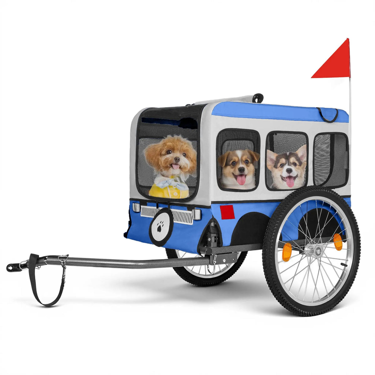 Large Folding Bike Trailer for Dogs by HouseOfZazla