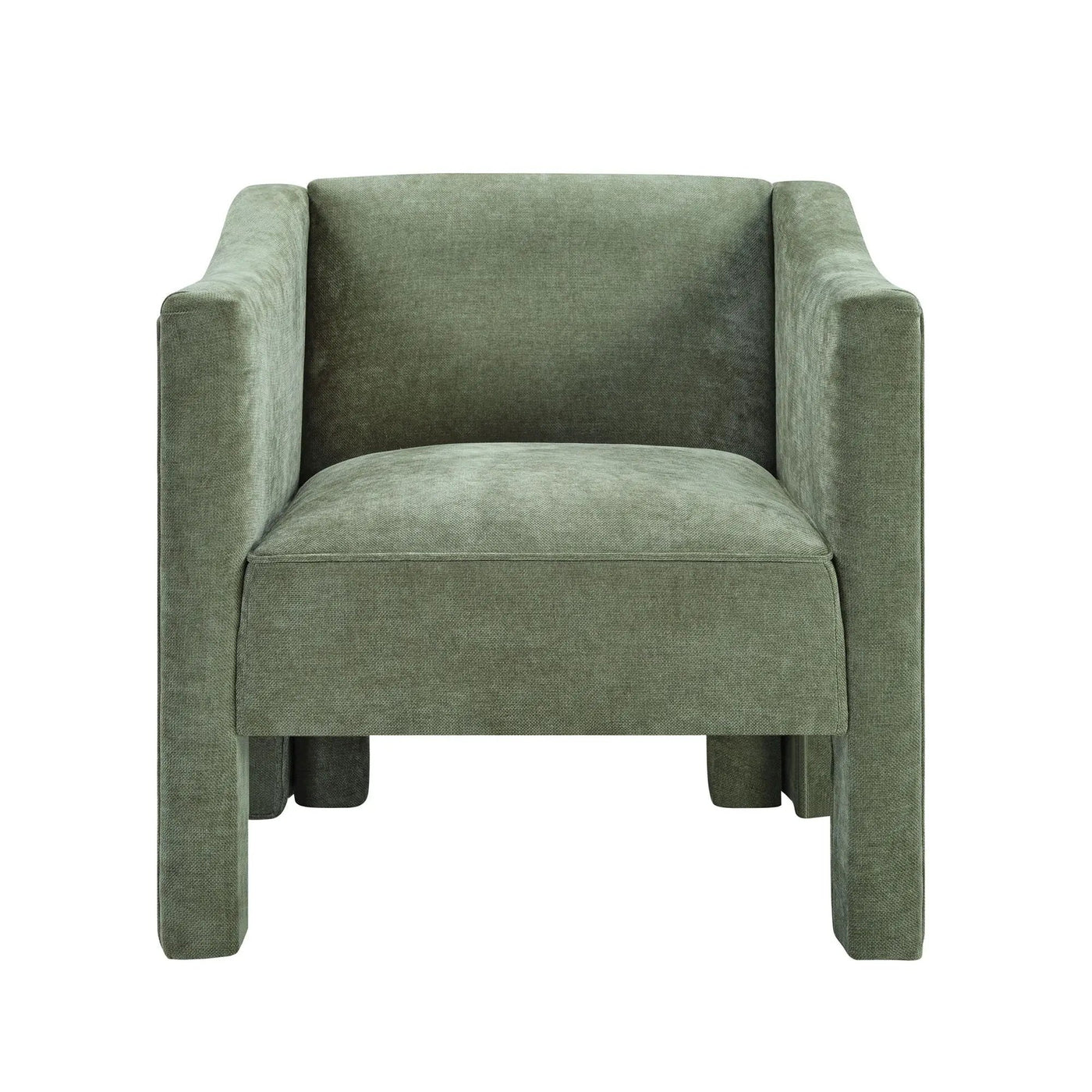 Barrel Accent Chair With Enclosed Arms by Unique Piece Furniture