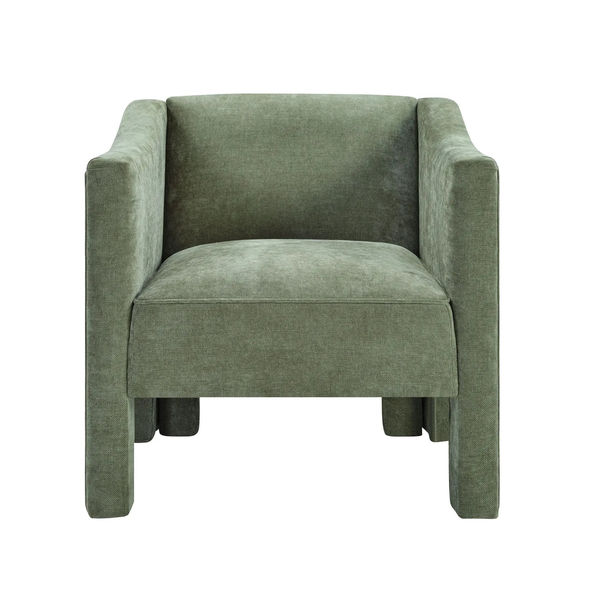 Barrel Accent Chair With Enclosed Arms by Unique Piece Furniture