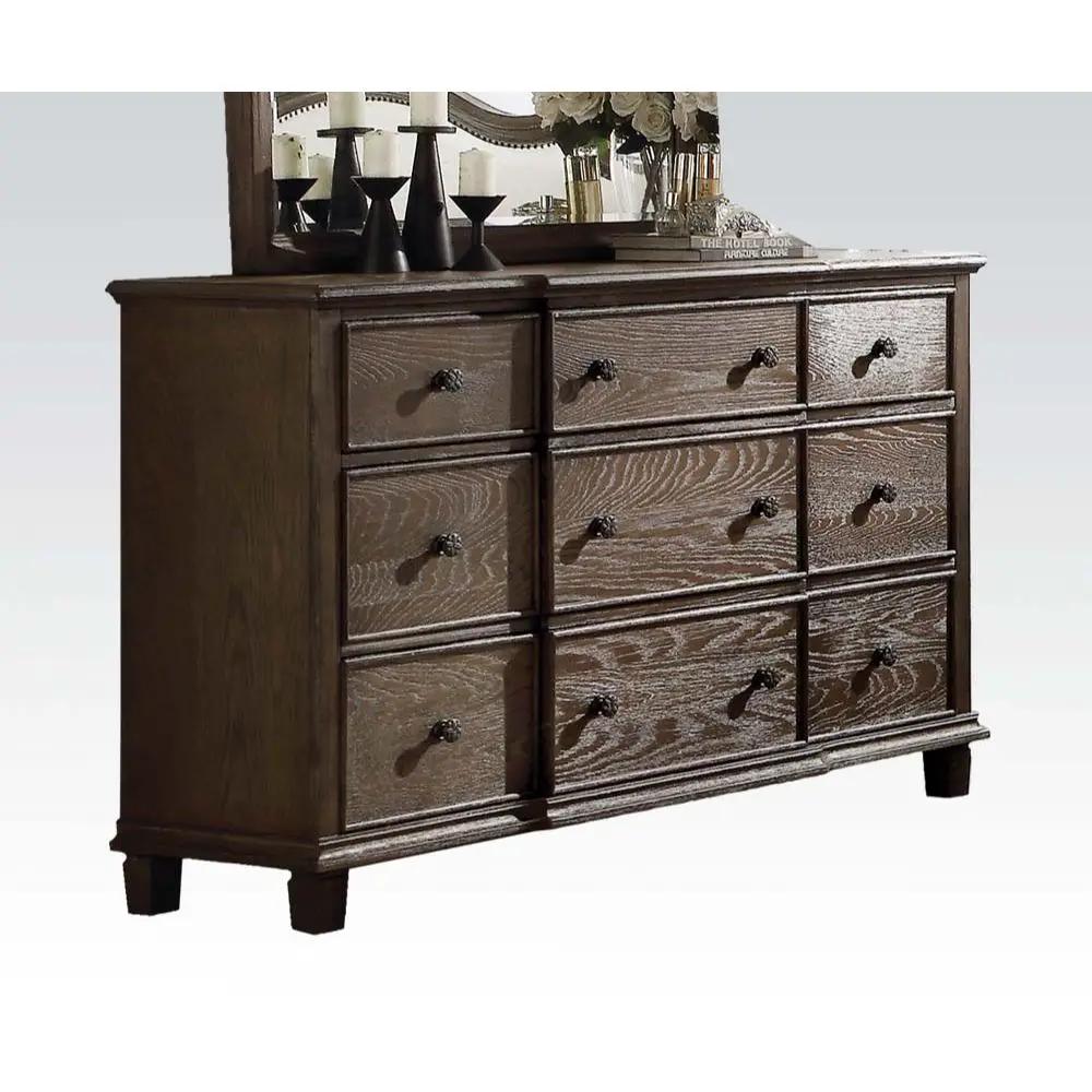 Baudouin - Dresser - Weathered Oak by Unique Piece Furniture