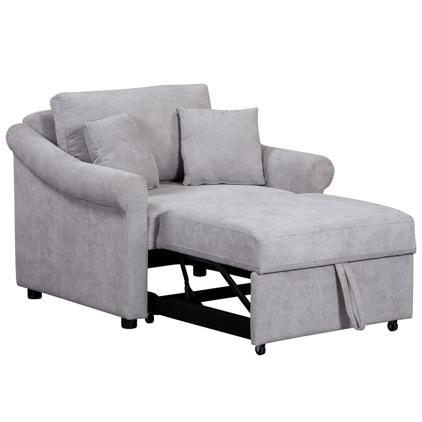 Convertible Sleeper Chair With Adjustable Backrest by HouseOfZazla