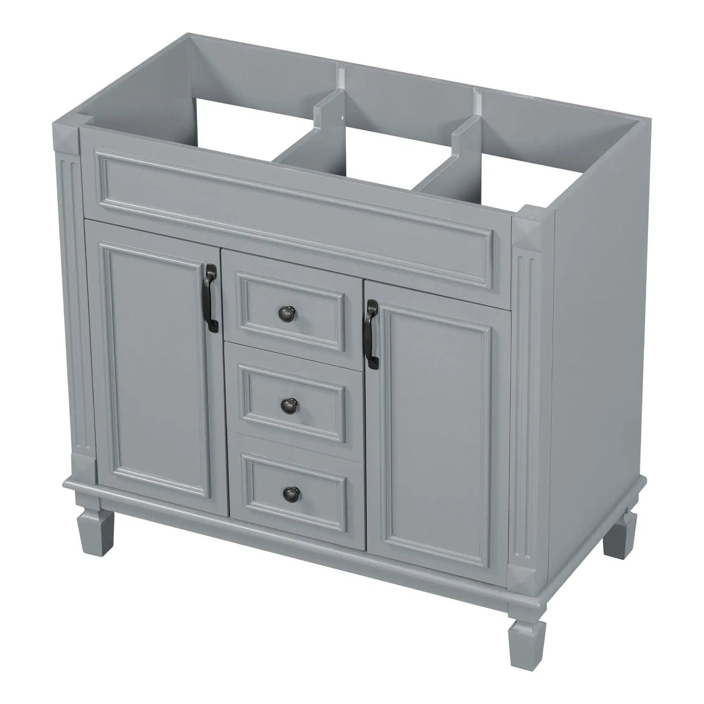 Bathroom Vanity Cabinet With 2 Soft Closing Doors And 2 Drawers by Unique Piece Furniture