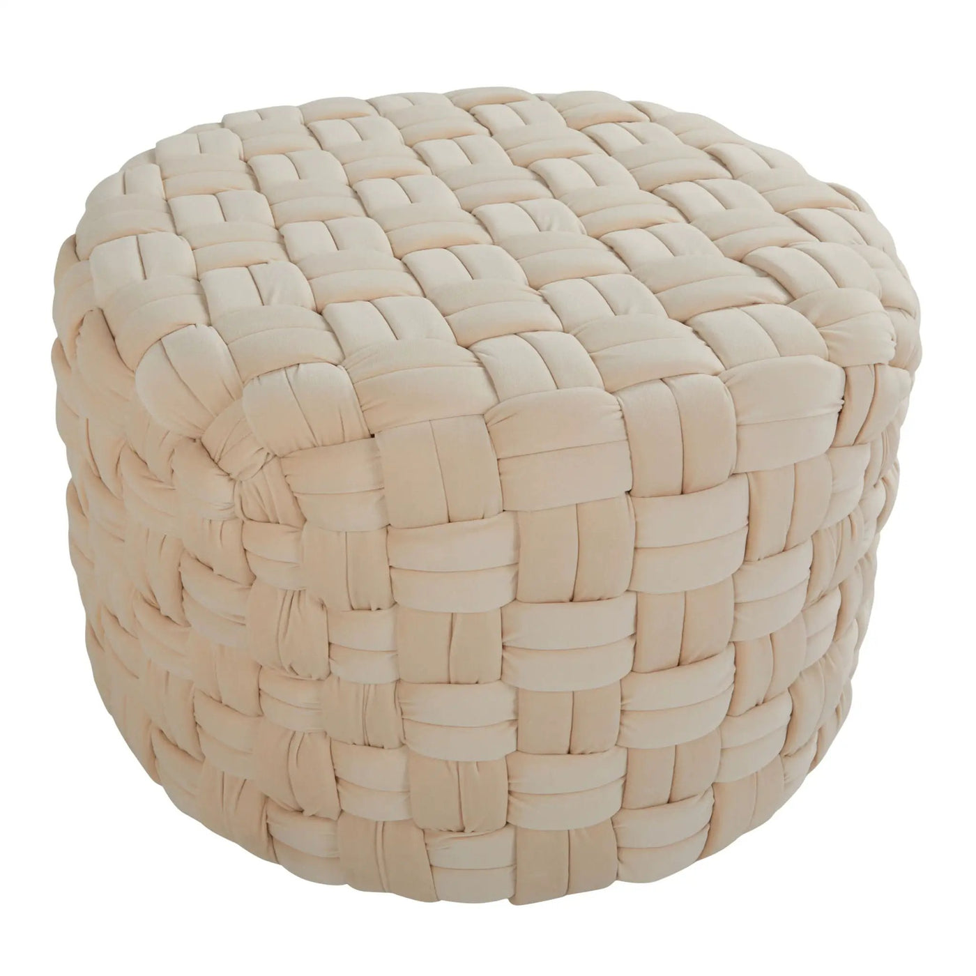 Braided - Versatile Round Ottoman by HouseOfZazla