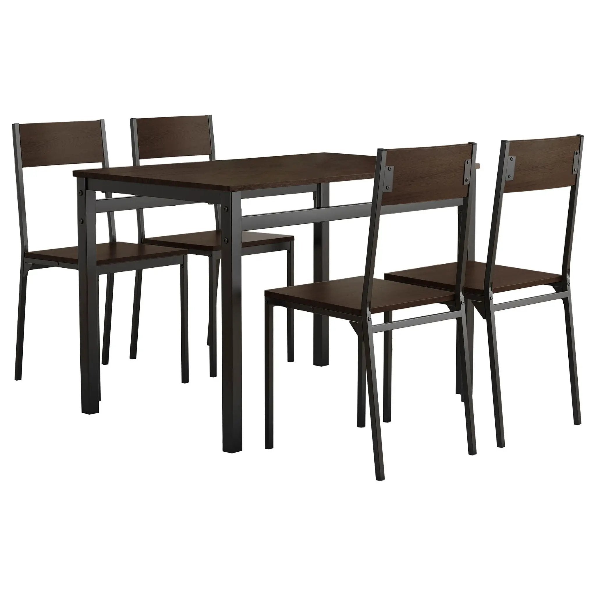 5 Piece Dining Set - Black by HouseOfZazla