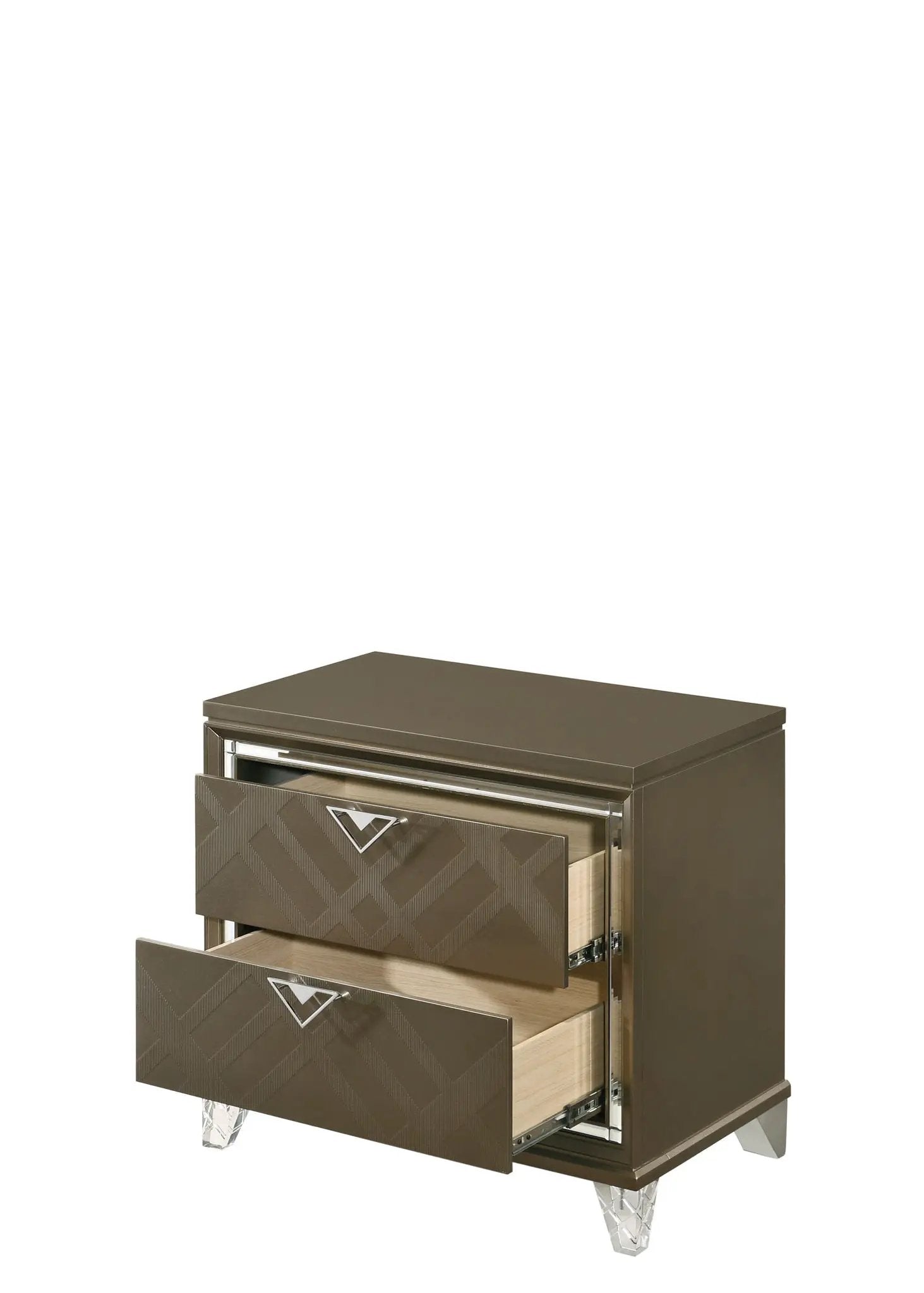 Skylar - Nightstand - Champagne by HouseOfZazla
