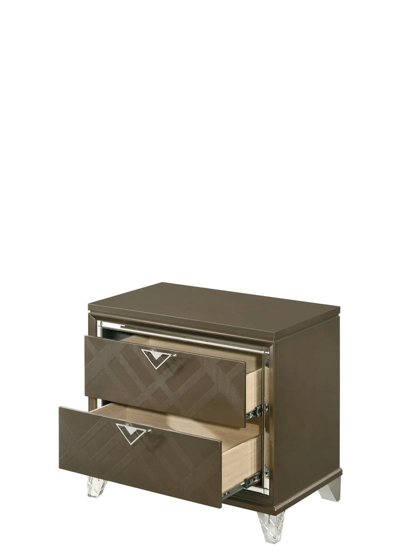 Skylar - Nightstand - Champagne by HouseOfZazla