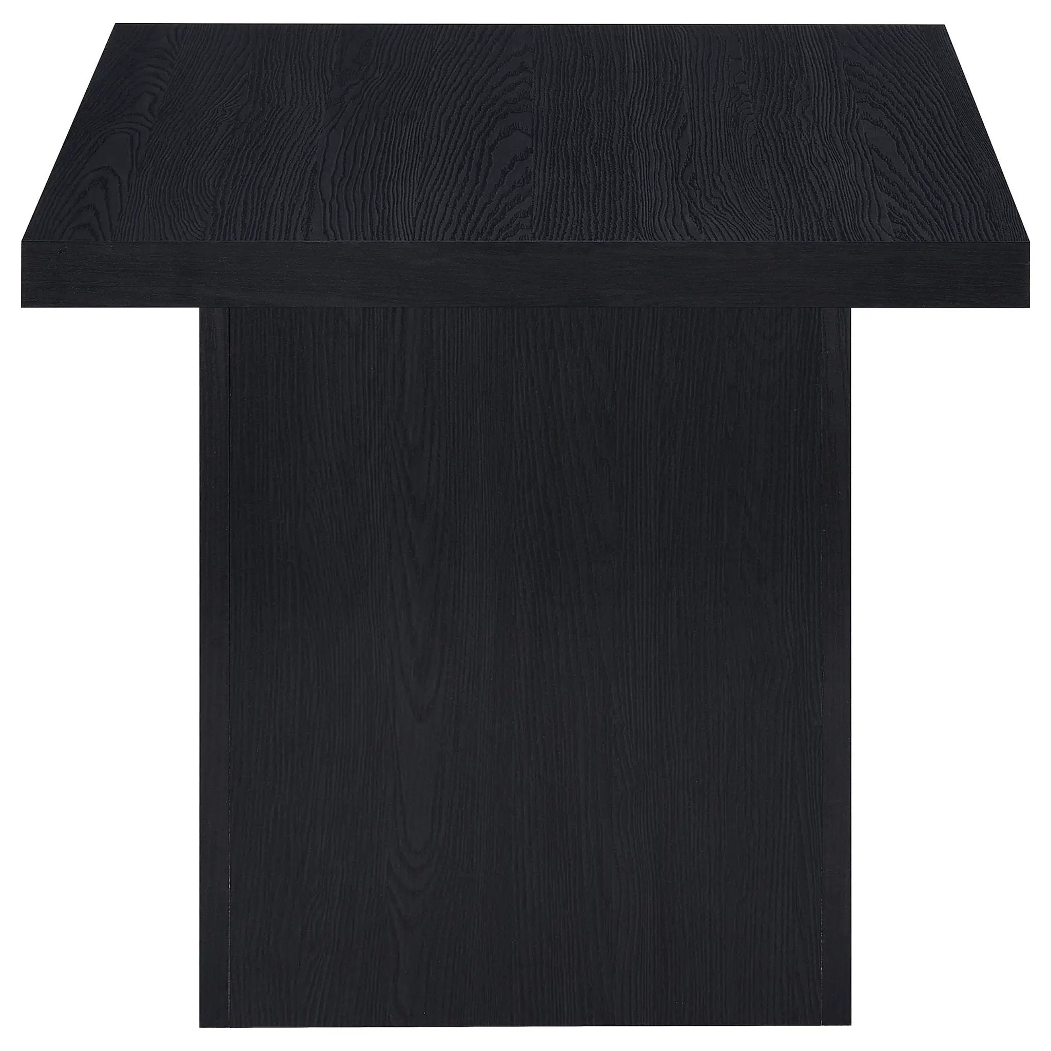 Devar 2-piece Square Cocktail Coffee End Table Set Black by Unique Piece Furniture