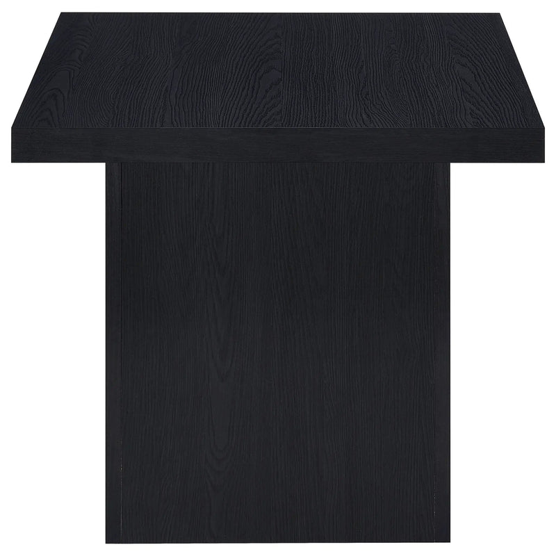 Devar 2-piece Square Cocktail Coffee End Table Set Black by Unique Piece Furniture
