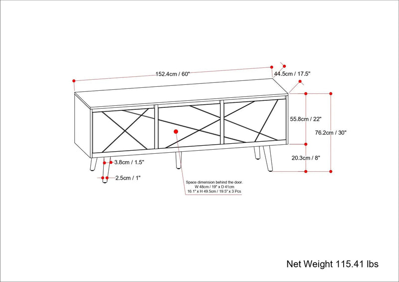Jager - Sideboard Buffet - Natural by HouseOfZazla