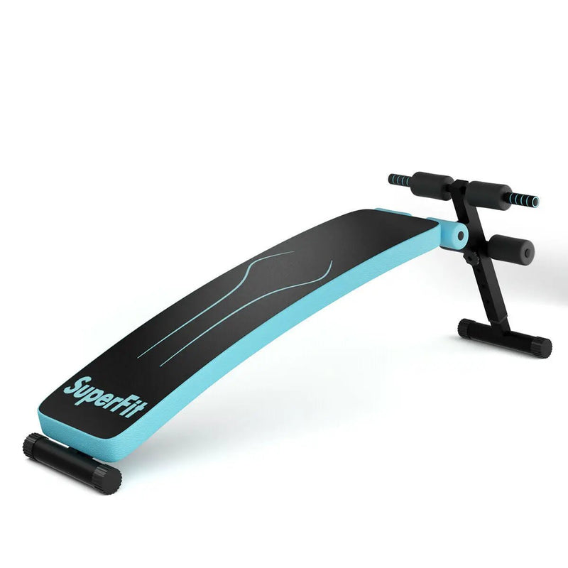 Folding Weight Bench Adjustable Sit-up Board Workout Slant Bench by DirectDeals