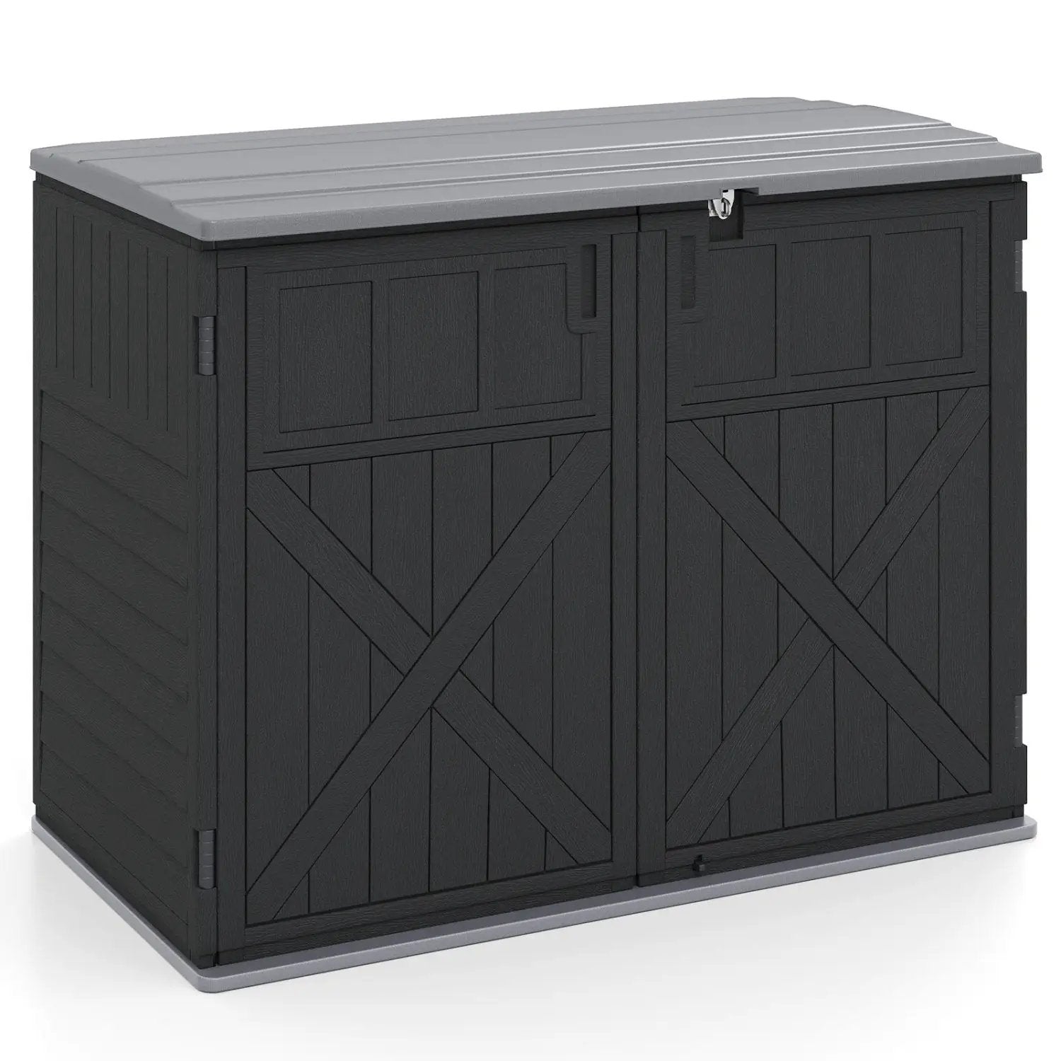 20 Cu.Ft Horizontal Resin Storage Shed with Adjustable Shelf by DirectDeals