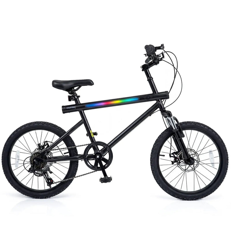 20 Inch Commuter Bicycle LED-lit with 6-Speed Shimano Twist Shifting and Stereo Speakers by DirectDeals