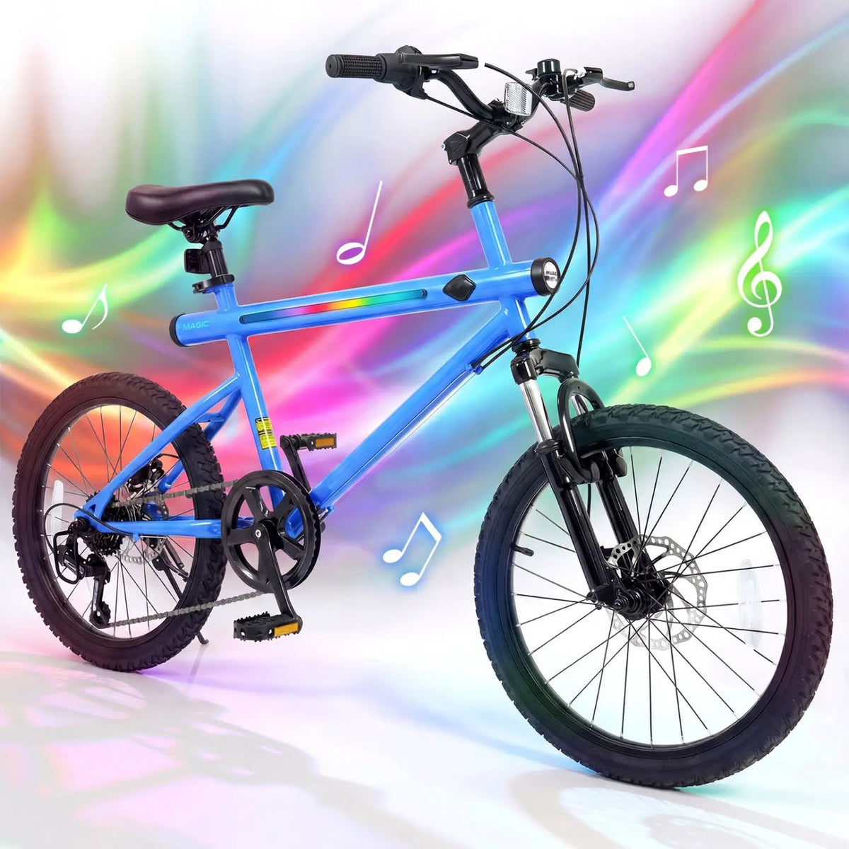 20 Inch Commuter Bicycle LED-lit with 6-Speed Shimano Twist Shifting and Stereo Speakers, photo 14 of 24