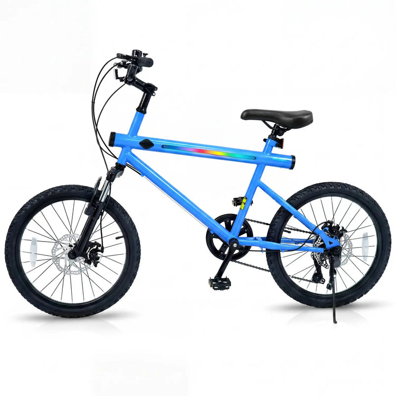 20 Inch Commuter Bicycle LED-lit with 6-Speed Shimano Twist Shifting and Stereo Speakers by DirectDeals
