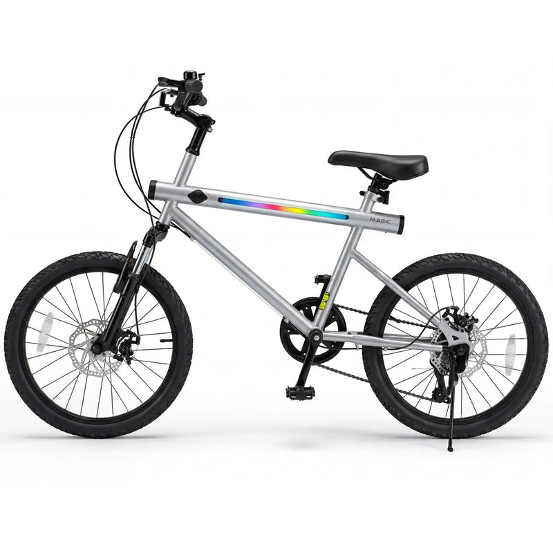 20 Inch Commuter Bicycle LED-lit with 6-Speed Shimano Twist Shifting and Stereo Speakers by DirectDeals