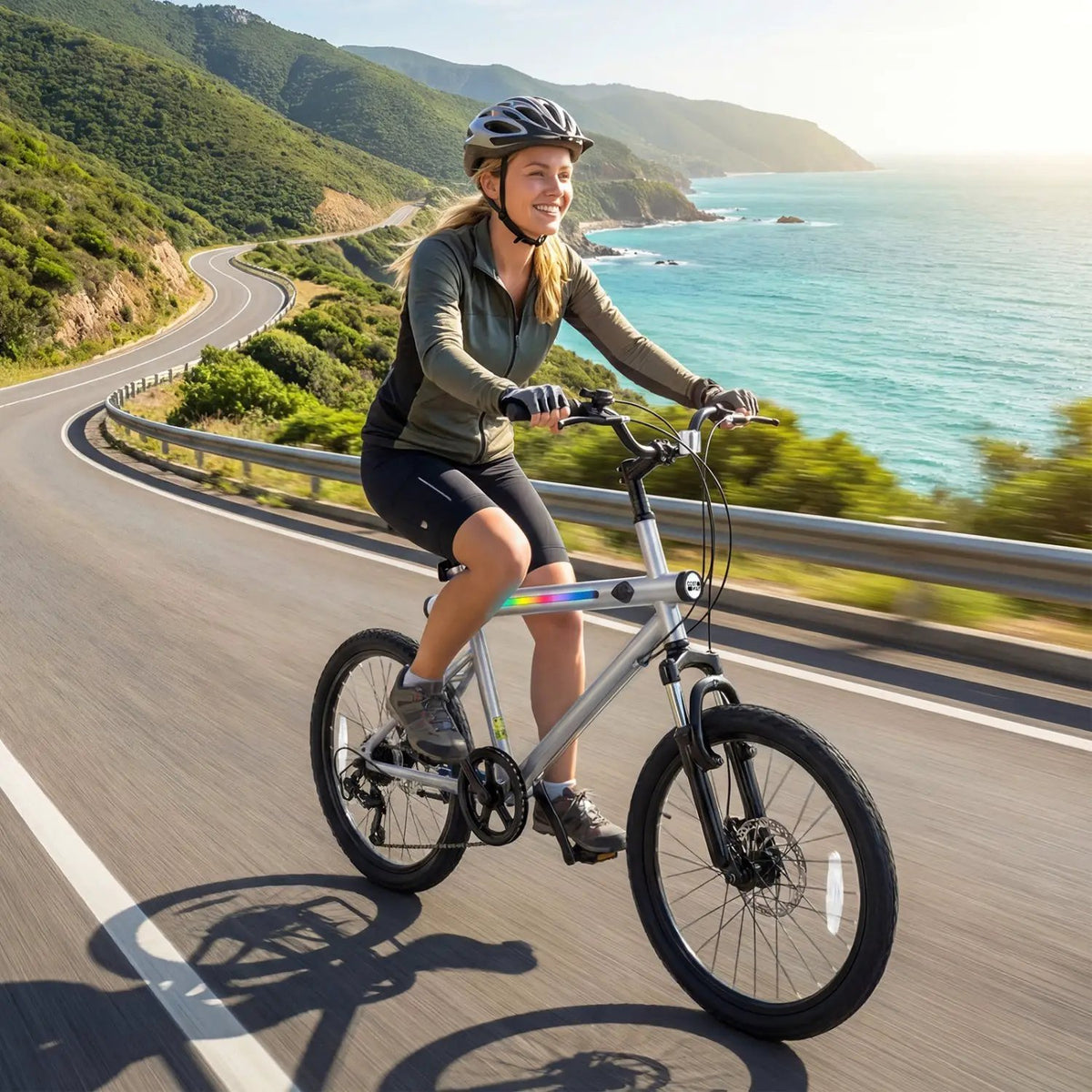 20 Inch Commuter Bicycle LED-lit with 6-Speed Shimano Twist Shifting and Stereo Speakers, photo 18 of 24