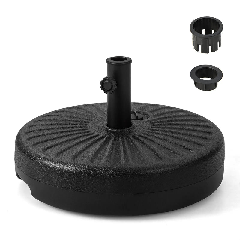 20 Inch Fillable Heavy-Duty Round Umbrella Base Stand by DirectDeals