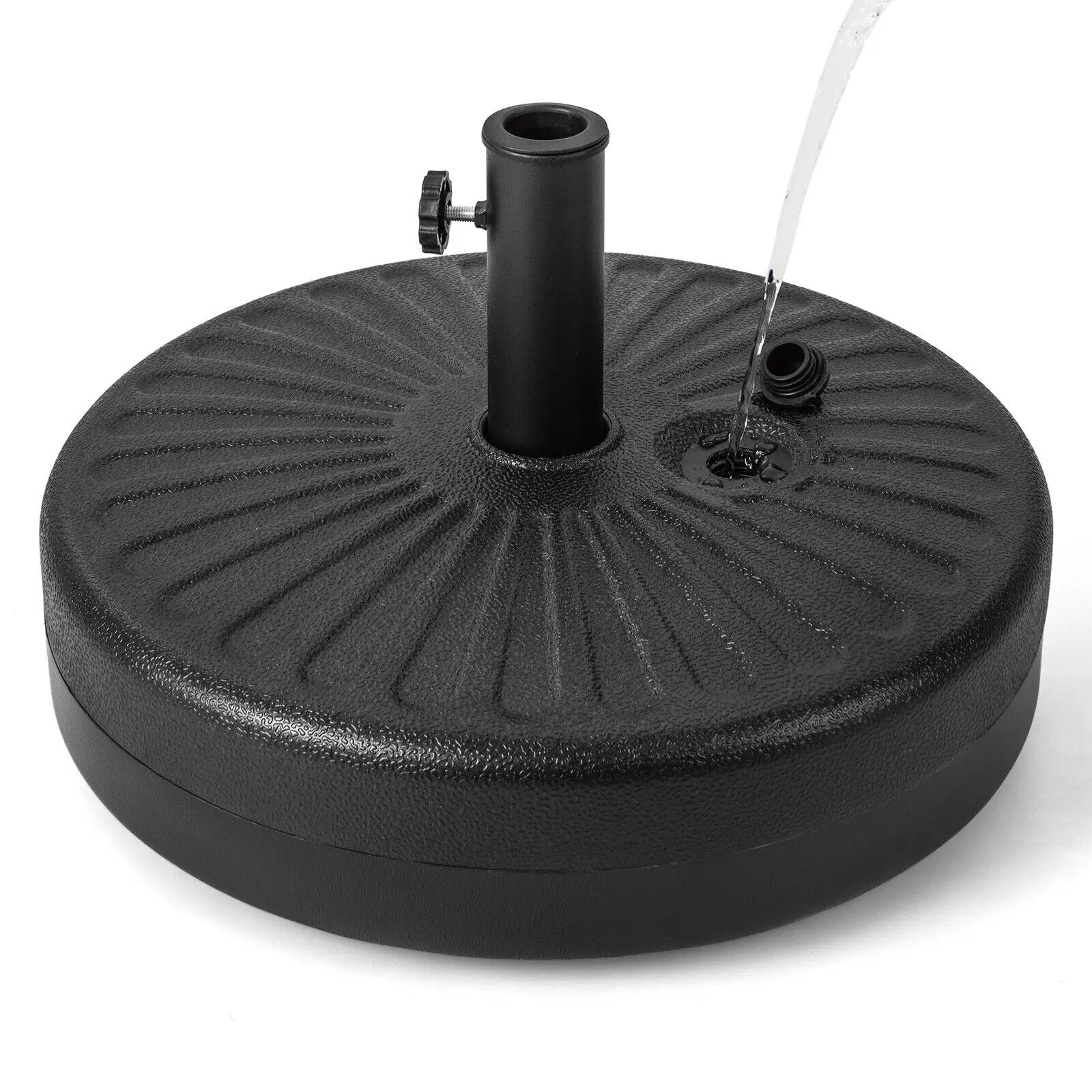 20 Inch Fillable Heavy-Duty Round Umbrella Base Stand by DirectDeals
