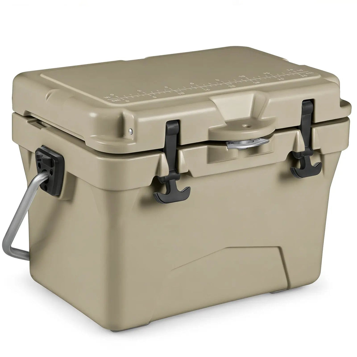 20 Quart Portable Hard Cooler with Built-in Ruler and Bottle by DirectDeals