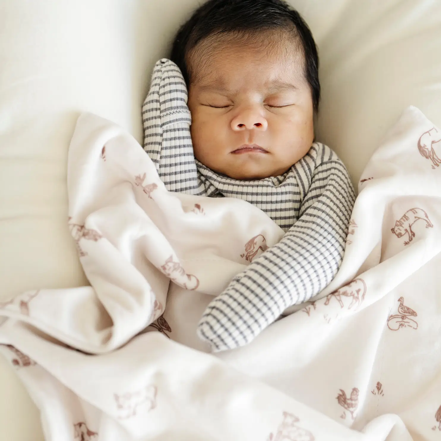 Minky Stretch Receiving Blankets by HouseOfZazla