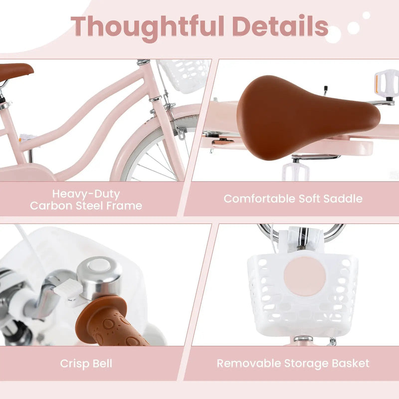 20 Inch Kids Bike with Kickstand for Boys Girls by DirectDeals
