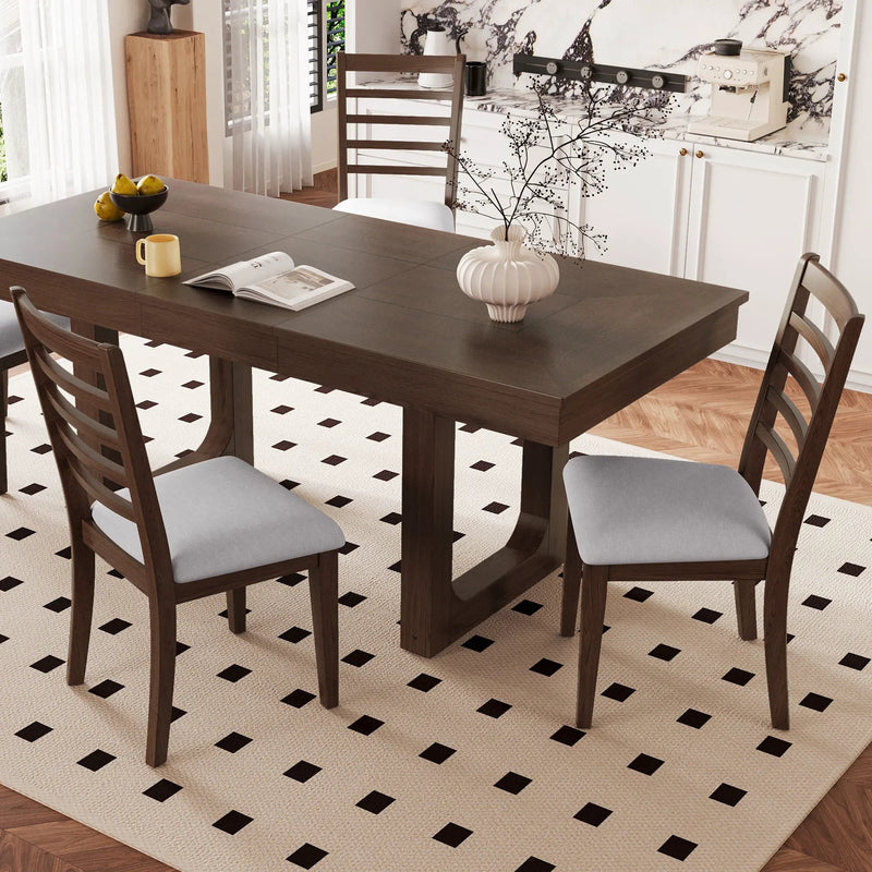 Upholstered Armless Chairs With High Ladder Back by HouseOfZazla