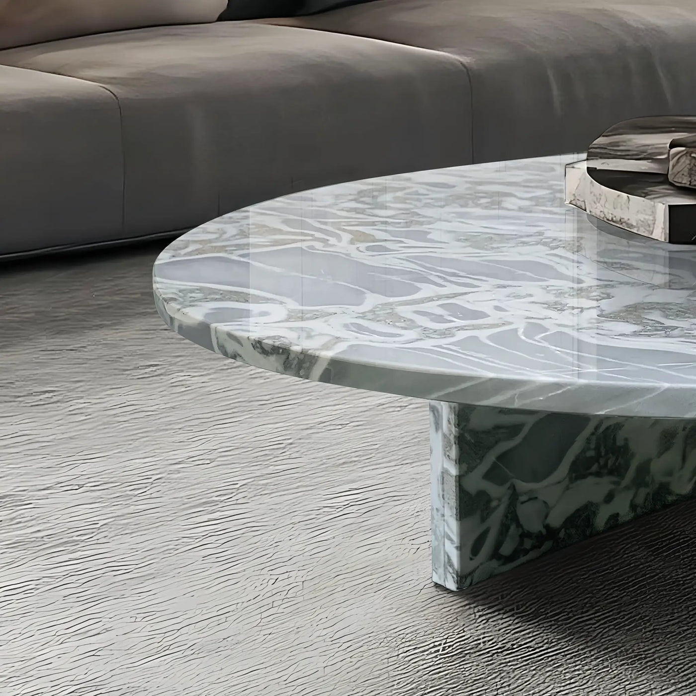 Luxury Coffee Table With Unique Veining, Unique Stone Design by HouseOfZazla