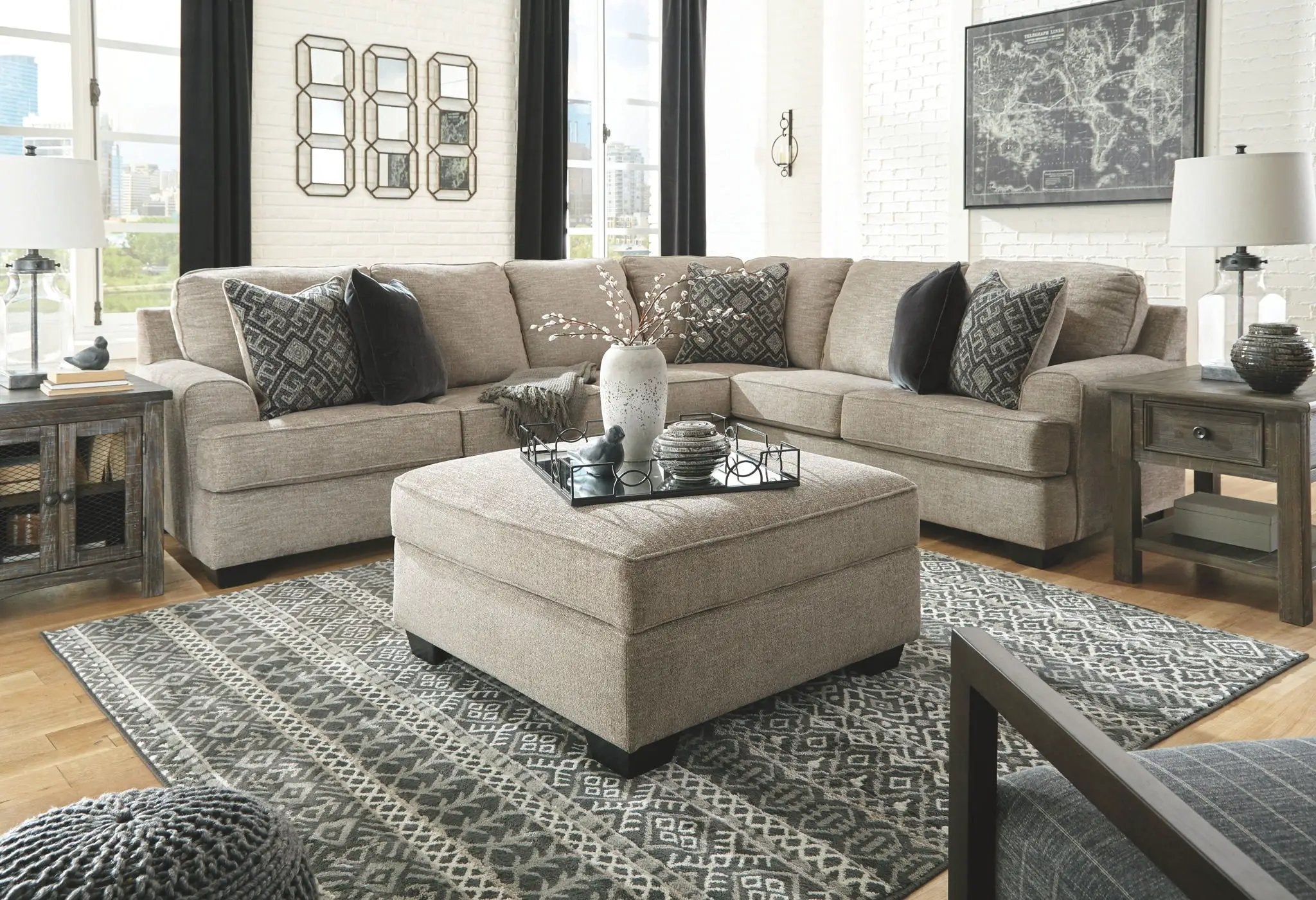 Bovarian - Sectional Set by Unique Piece Furniture