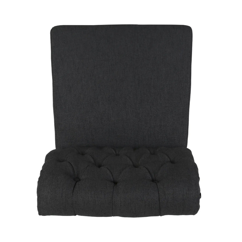 Broxton Tuft Dining Rolltop Chairs With Button Tufted Backrest (Set of 2) by HouseOfZazla