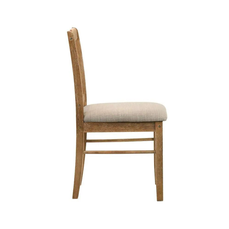 Kayee - 5 Piece Dining Set - Weathered Oak by Unique Piece Furniture
