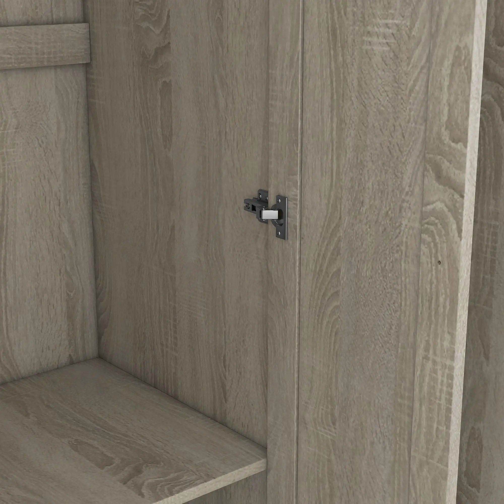 3 Door Shutter Wardrobe With Shelves by HouseOfZazla
