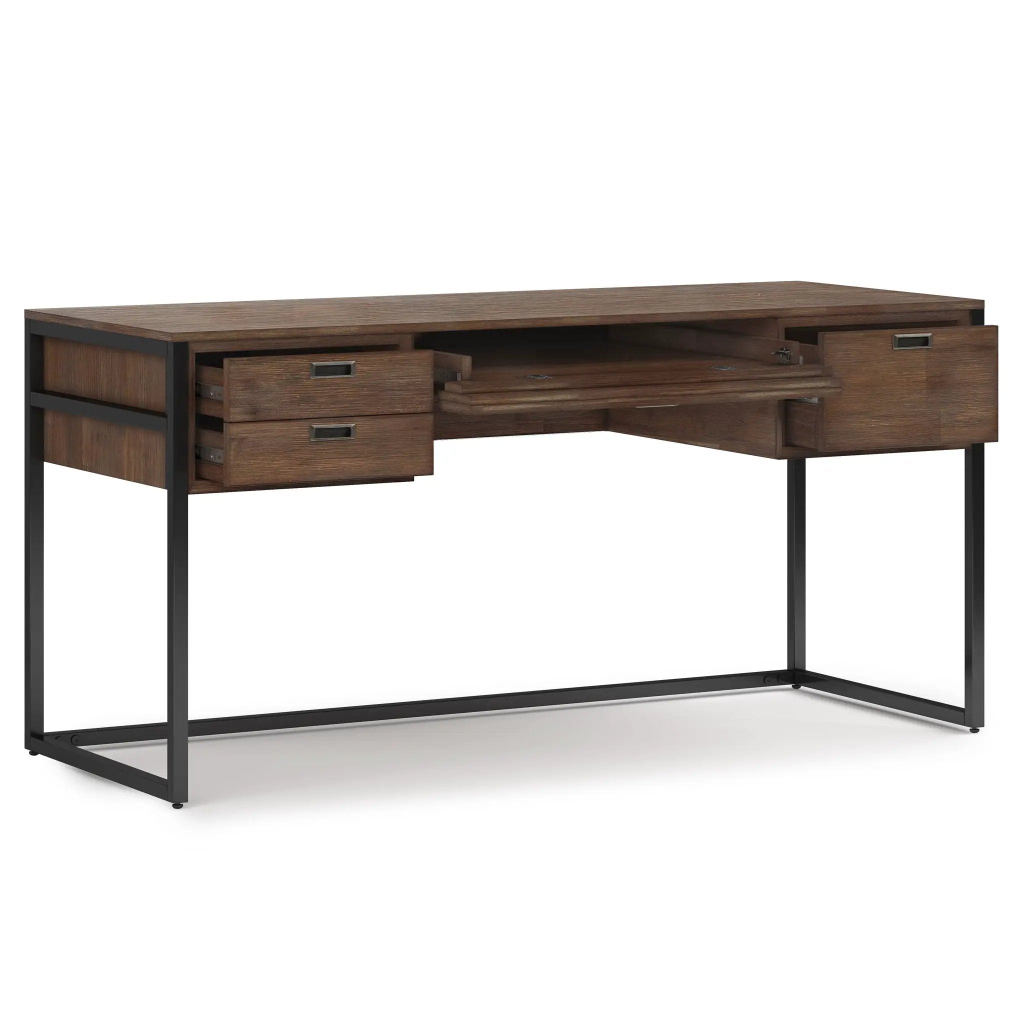 Richmond - Desk - Rustic Natural Aged Brown by HouseOfZazla