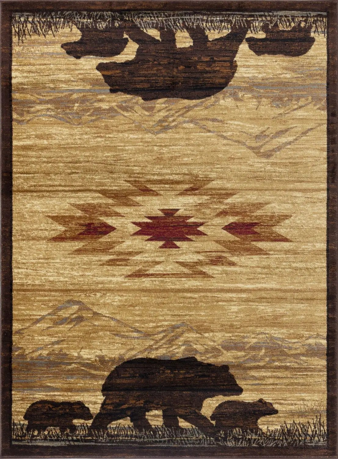 Nature's Nest - GC_CBL3006 Lodge Area Rug by Unique Piece Furniture