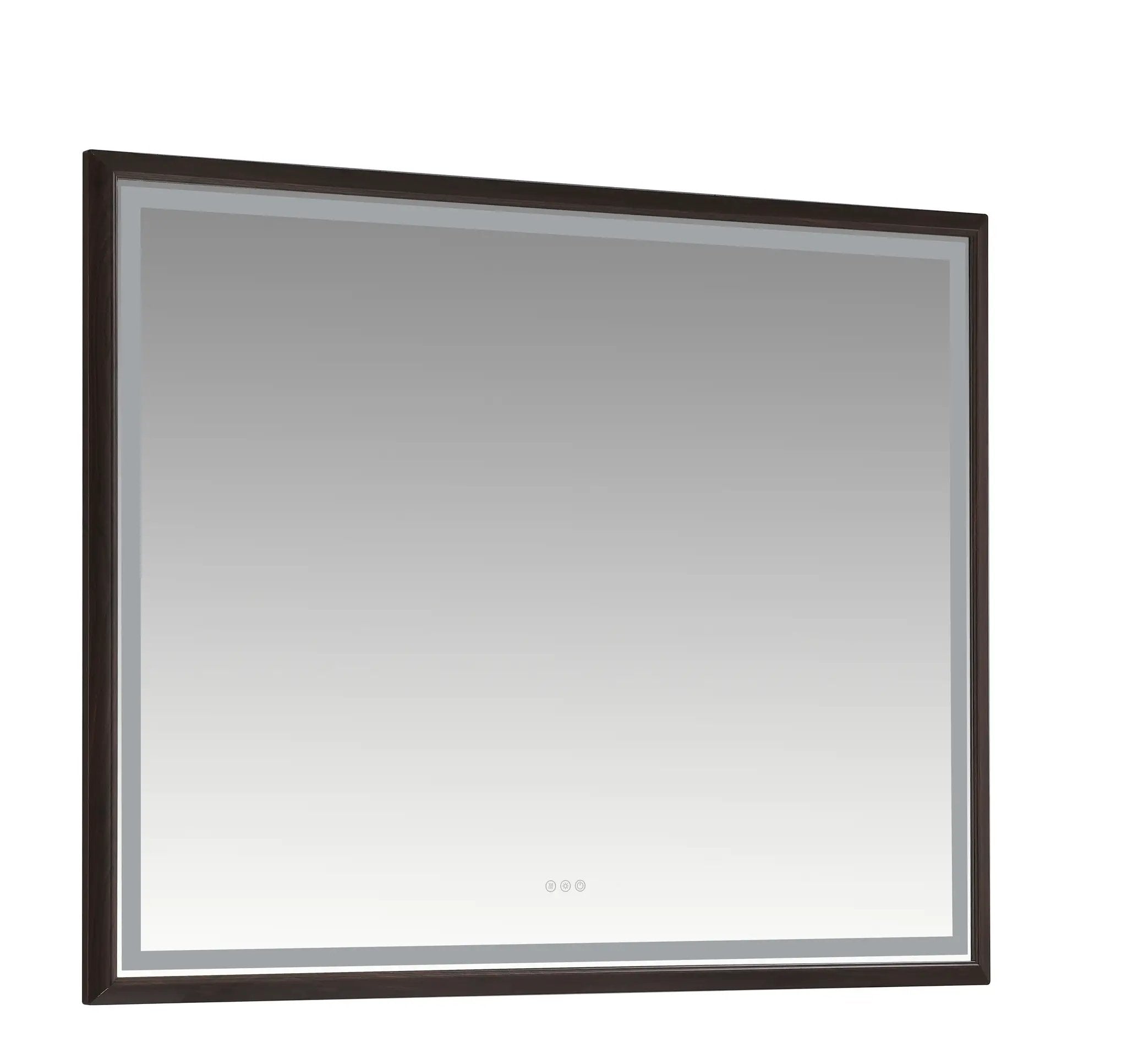60 x 48 Inch LED Bathroom Mirror with Aluminum Frame by HouseOfZazla